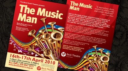 Theatre show flyer and poster artwork