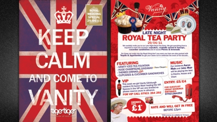 Aberdeen Royal Tea Party flyer design